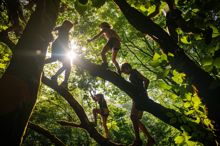Grimparbre pour les enfants