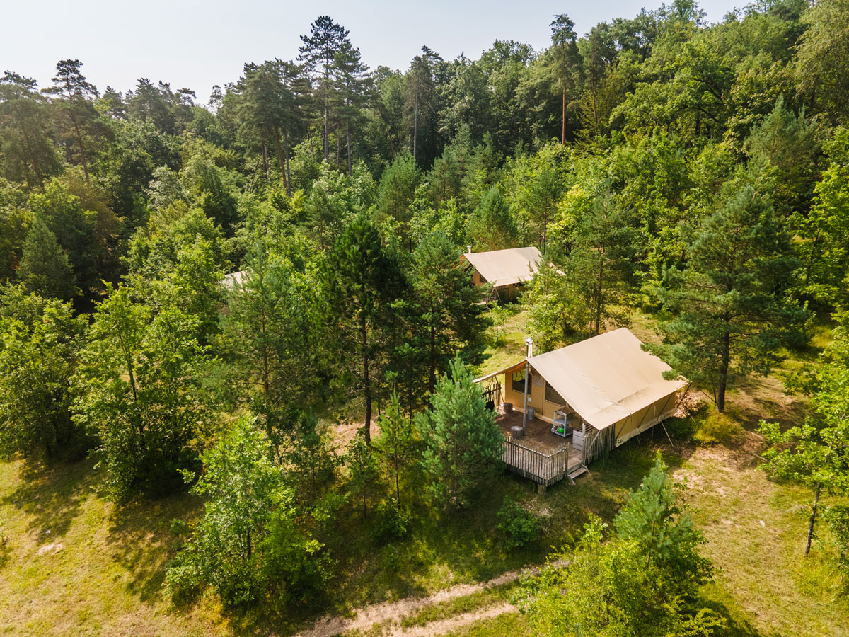 safari lodge huttopia séjour make fire sauvage dordogne