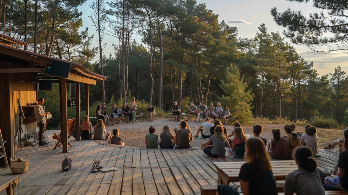 amphithéatre pour les conférences